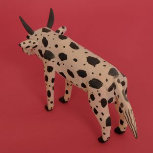 オアハカ ウッドカービング 牛