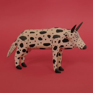 オアハカ ウッドカービング 牛