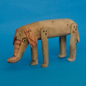 ヴィンテージ オアハカンウッドカーヴィング 象