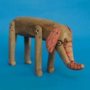 ヴィンテージ オアハカンウッドカーヴィング 象