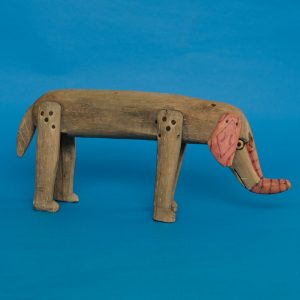 ヴィンテージ オアハカンウッドカーヴィング 象