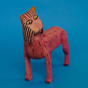 オアハカ ウッドカービング 山猫