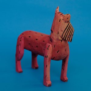 オアハカ ウッドカービング 山猫