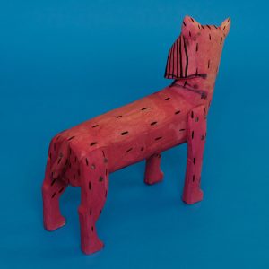 オアハカ ウッドカービング 山猫