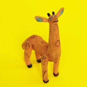 オアハカン ウッドカーヴィング キリン