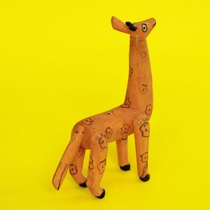 オアハカン ウッドカーヴィング キリン