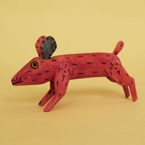 オアハカンウッドカーヴィング うさぎ