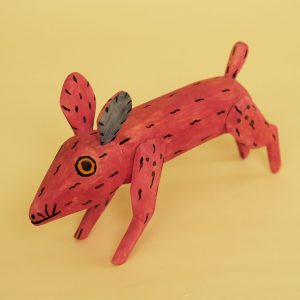 オアハカンウッドカーヴィング うさぎ