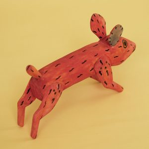 オアハカンウッドカーヴィング うさぎ