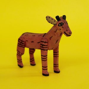 ヴィンテージ　オアハカンウッドカーヴィング キリン