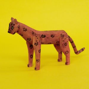 ヴィンテージ オアハカンウッドカービング ジャガー