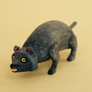 ヴィンテージ オアハカンウッドカーヴィング たぬき