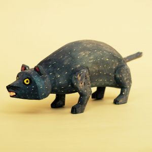 ヴィンテージ オアハカンウッドカーヴィング たぬき