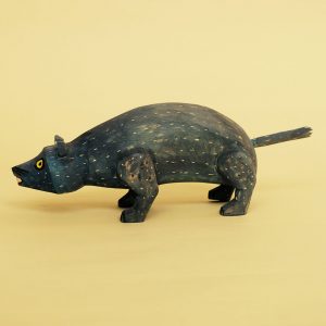 ヴィンテージ オアハカンウッドカーヴィング たぬき