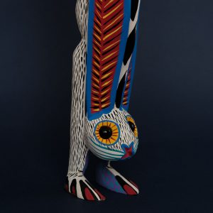 逆立ちウサギ 置物