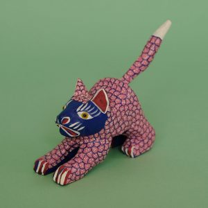 オアハカン ウッド カーヴィング 猫