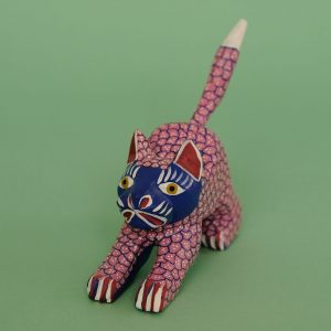 オアハカン ウッド カーヴィング 猫