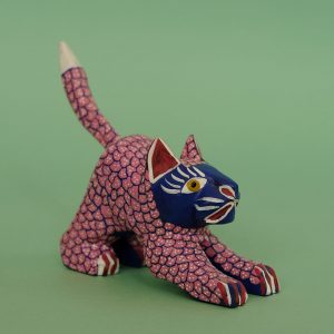 オアハカン ウッド カーヴィング 猫