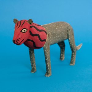 オアハカン ウッド カーヴィング ライオン