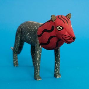 オアハカン ウッド カーヴィング ライオン