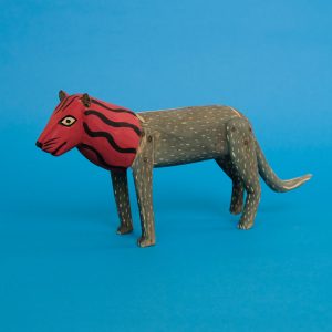 オアハカン ウッド カーヴィング ライオン