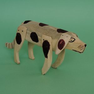 オアハカ　ウッドカーヴィング　犬