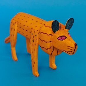 オアハカン ウッド カーヴィング ライオン