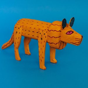 オアハカン ウッド カーヴィング ライオン