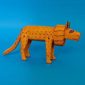 オアハカン ウッド カーヴィング ライオン