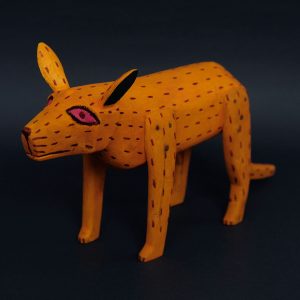 オアハカン ウッド カーヴィング 犬