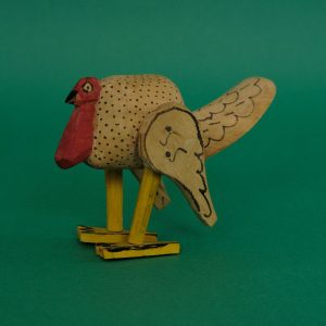 オアハカンウッドカーヴィング 七面鳥 ヴィンテージ