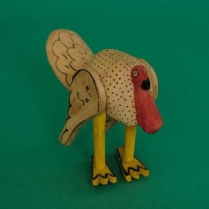 オアハカンウッドカーヴィング 七面鳥 ヴィンテージ