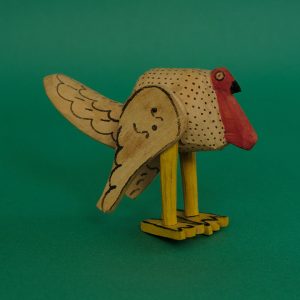 オアハカンウッドカーヴィング 七面鳥 ヴィンテージ