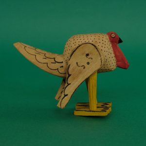 オアハカンウッドカーヴィング 七面鳥 ヴィンテージ