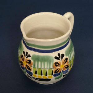 ホットチョコレート用ピッチャー マジョリカ焼