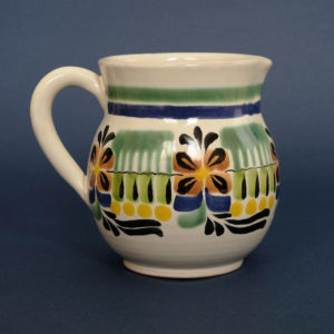 ホットチョコレート用ピッチャー マジョリカ焼