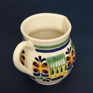 ホットチョコレート用ピッチャー マジョリカ焼