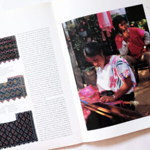 チアパス州マヤの織物 本