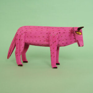 ウッドカービング 牛