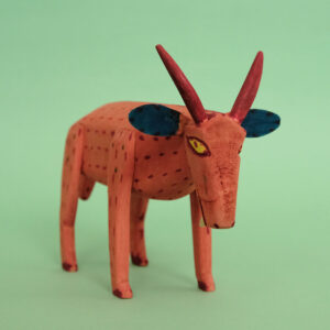 ウッドカービング 山羊