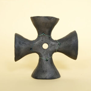 メキシコ 黒陶 四つベル