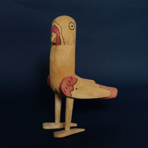 オアハカンウッドカーヴィング おうむ