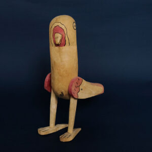 オアハカンウッドカーヴィング おうむ