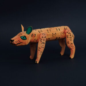 ヴィンテージ オアハカンウッドカーヴィング ジャガー