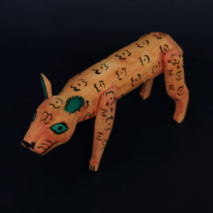 ヴィンテージ オアハカンウッドカーヴィング ジャガー