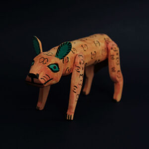 ヴィンテージ オアハカンウッドカーヴィング ジャガー