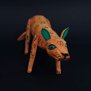 ヴィンテージ オアハカンウッドカーヴィング ジャガー