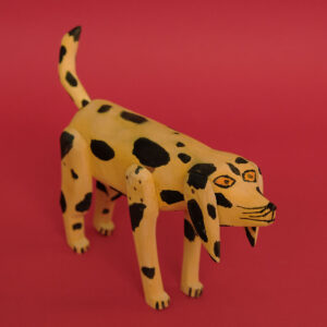 ヴィンテージ オアハカンウッドカーヴィング 犬