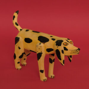 ヴィンテージ オアハカンウッドカーヴィング 犬