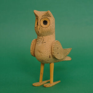 ヴィンテージ オアハカンウッドカーヴィング フクロウ